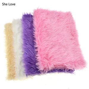 Ткань Chzimade A3 из искусственного лисьего меха, 42x30 мм, для женских сумок, длинная Вельветовая ткань для рукоделия, материалы для шитья ручной работы