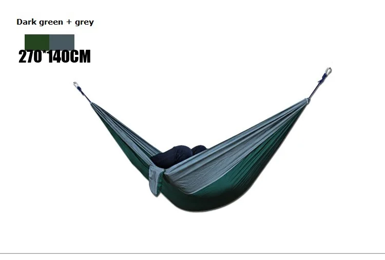 SAMIBULUO Parachute Hammock 1 Person Hammocks Travel 210d Nylon Fabric Camping Hamac - Цвет: 270