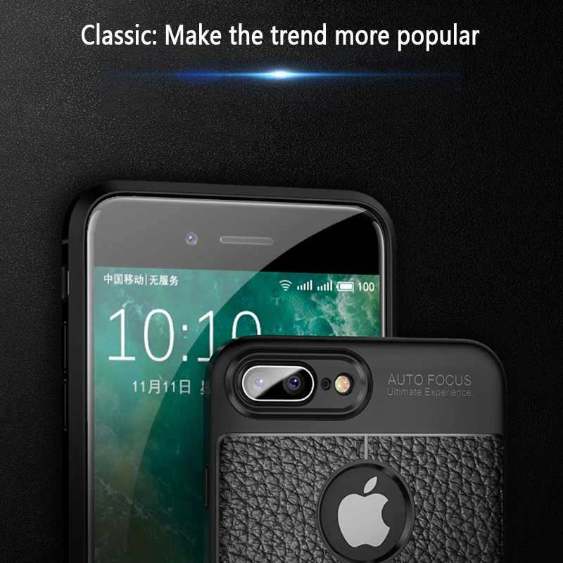 Роскошный кожаный чехол с зернистой текстурой для iphone 7 8 6 S X XR XS MAX силиконовый