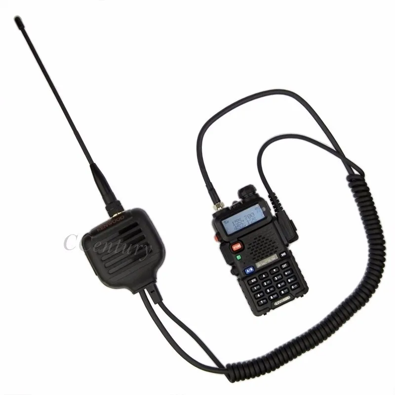 XQF 10 шт. BAOFENG динамик микрофон для Ham двухсторонняя рация UV5R GT3 888s с антенной|speaker