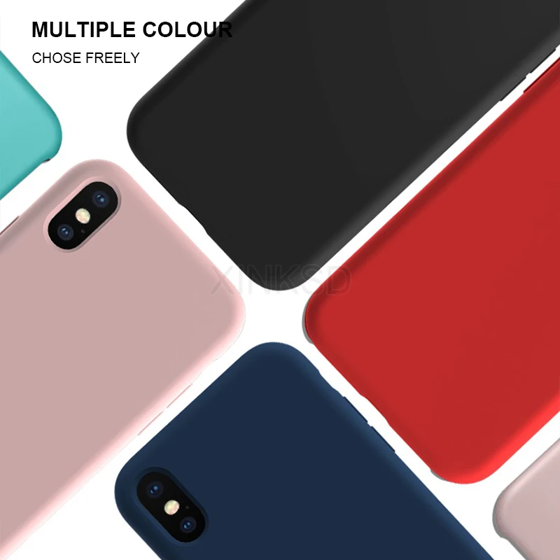 Жидкий силиконовый чехол для Xiao mi Red mi Note 6 5 Pro 6A mi 8 mi 8 A2 lite SE 6X6 MAX 3 mi X 2 2S Note 3 Мягкий ТПУ Bak чехол
