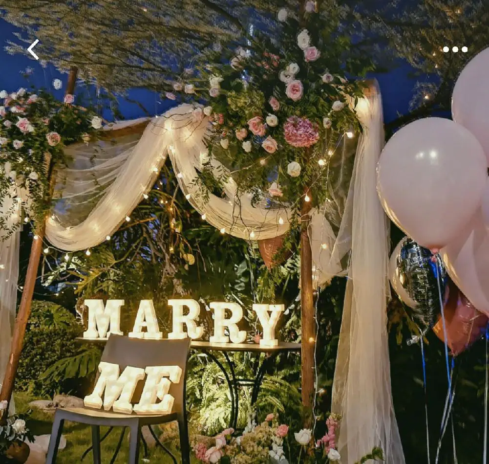 HobbyLane DIY Marry Me светодиодный ночник в форме буквы для свадьбы предложение Декор фото реквизит