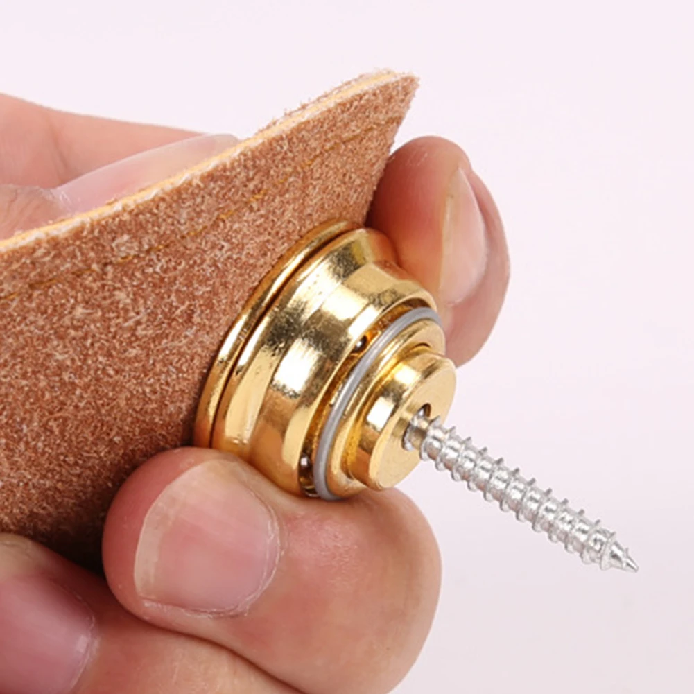 Ремешок гитары с кнопкой блокировки соломки Пряжка нескользящий акустический