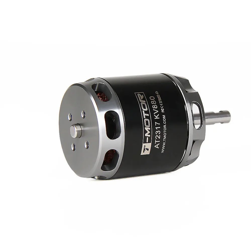 T MOTOR AT2317 длинный вал KV880 1400KV KV1250 бесщеточный двигатель для гибридного