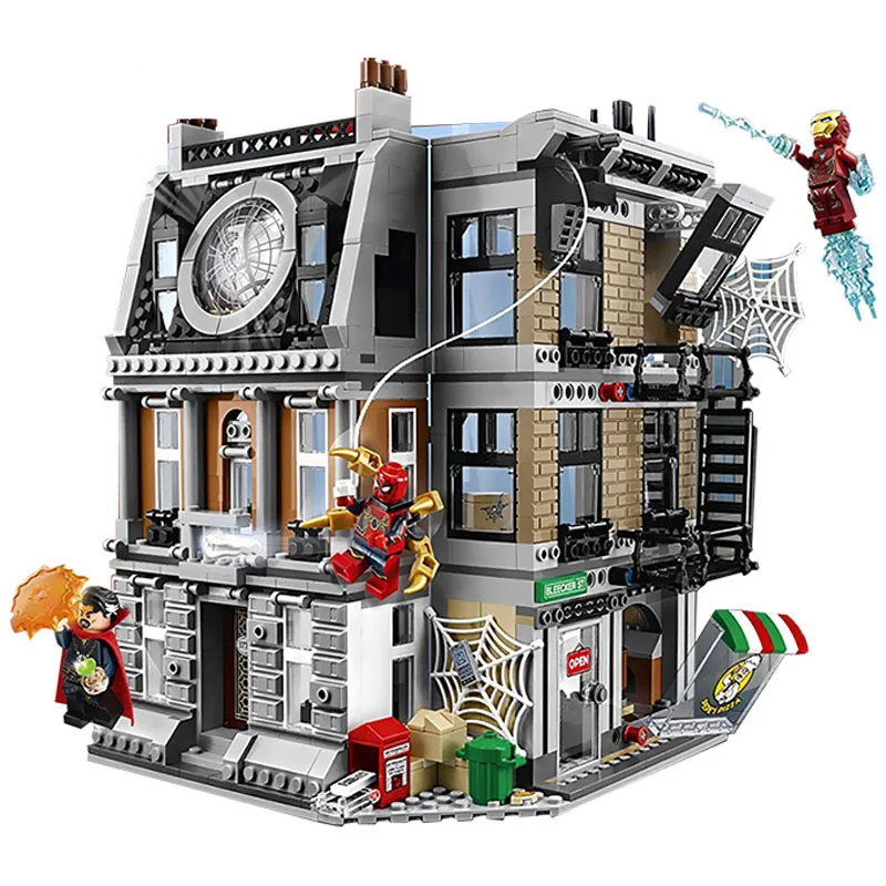 Marvel Мстители Бесконечность войны святилище Sanctorum Showdown Legoed Building Block мультфильм