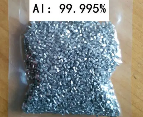

Aluminium metal element 13 Al shiny pellets 100 grams 99,995%
