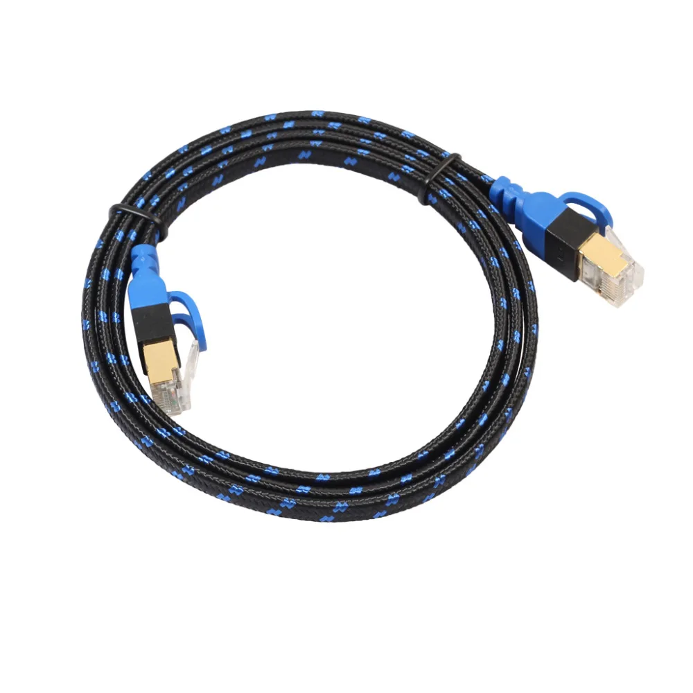Efluky Cat7 Ethernet кабель двойной экранированный высокоскоростной компьютер Интернет