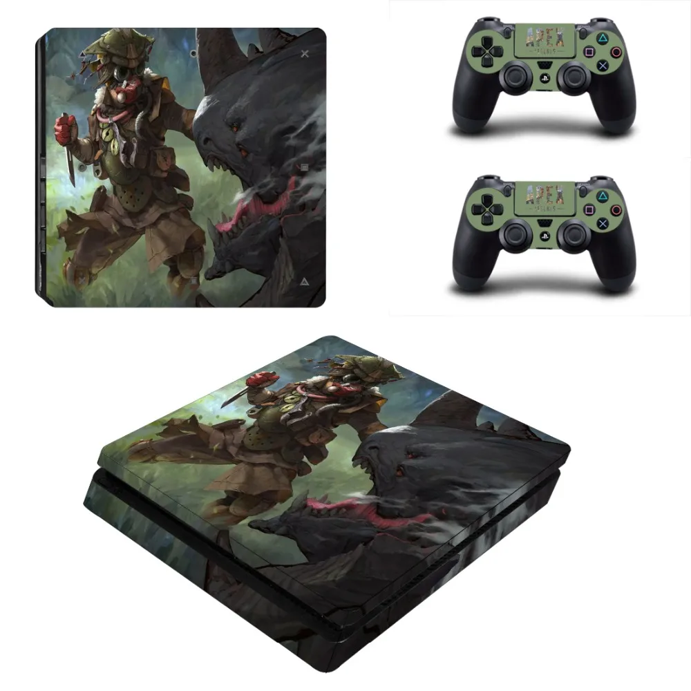 Стикеры APEX Legends PS4 Slim Skin для консоли PlayStation 4 и контроллера виниловые