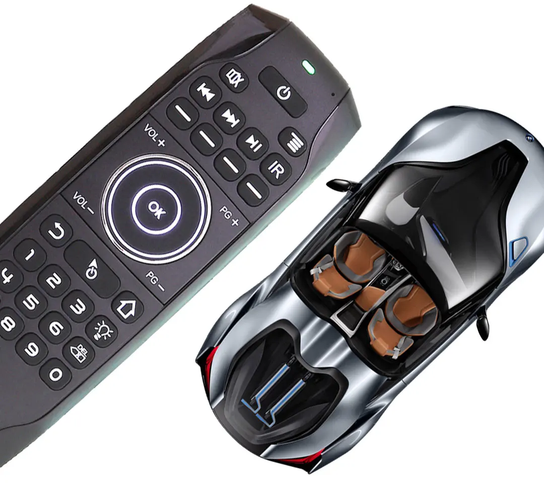 L8STAR G7 2,4 ГГц Fly Air mouse Английский Русский USB Беспроводная мини-клавиатура универсальный пульт дистанционного управления для Android Smart tv BOX