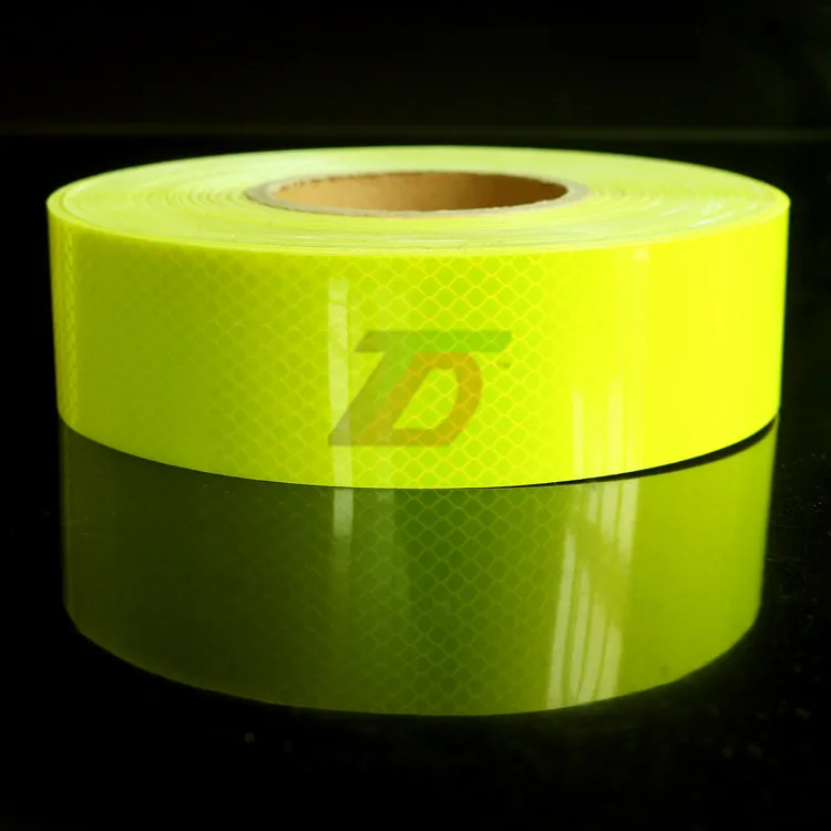 2 &quot* 50 yd флуоресцентная желтая супер Светоотражающая клейкая лента для