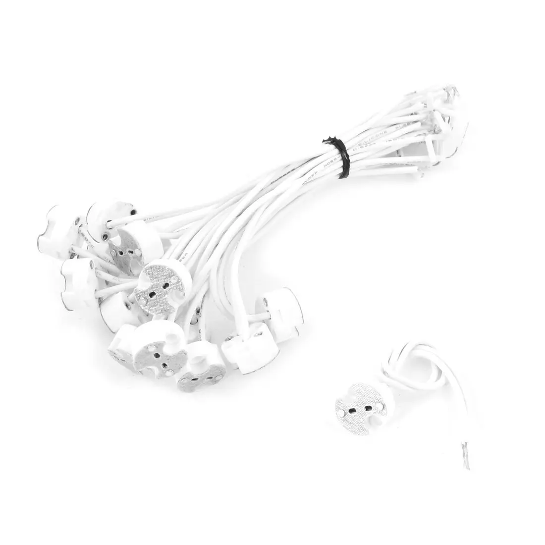 

KSOL New Style 15 Pcs White MR16 GU5.3 Ceramic Base Socket LED Light Lamp Holder