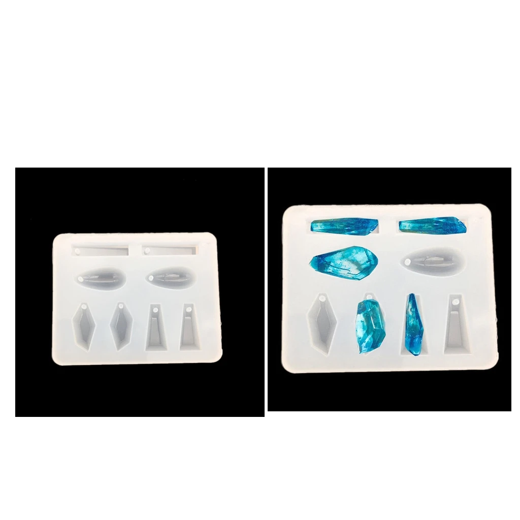 2 упаковки силиконовая форма для изготовления Подвески геометрические формы с