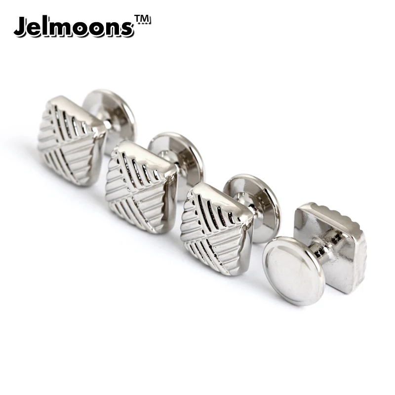 Новое поступление серебряных квадратных гвоздиков для смокинга мужской