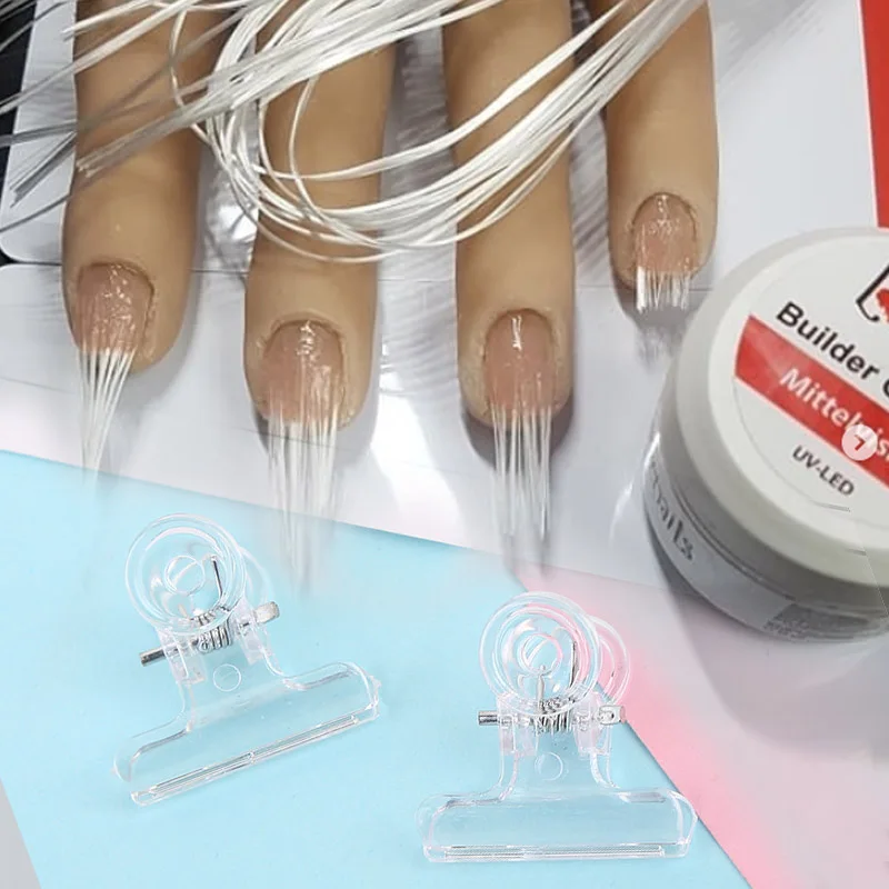 1 упаковка белые стекловолокно для наращивания ногтей Fibernails DIY дизайн акриловых
