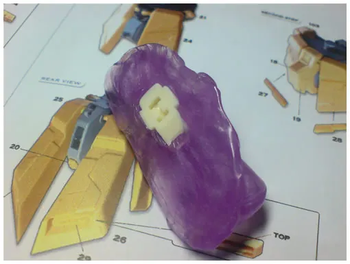 Голубой материал 6 бар многоразовая пластиковая глина для изготовления