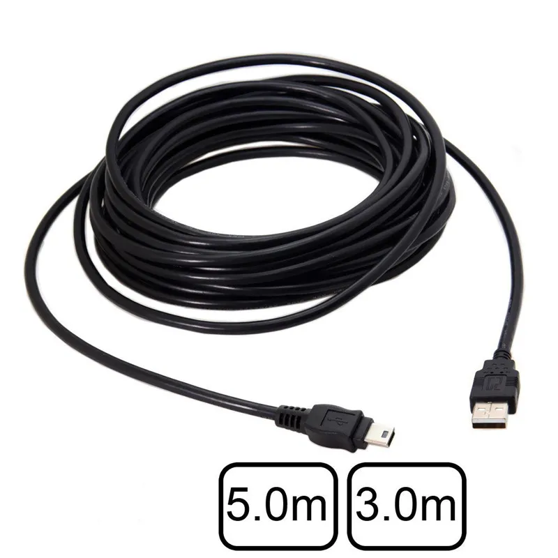 3 м 5 Mini USB 5Pin к 2 0 кабель для передачи данных жесткого диска камеры и GPS |