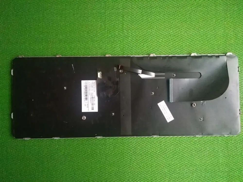 Клавиатура для HP 740 G3 745 840 845 US с рамкой и подсветкой серебристая