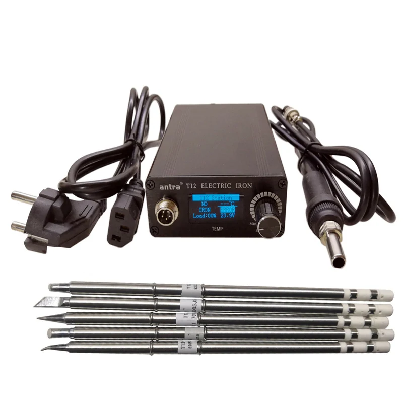 OLEDT12-KBLJ02C4BC3 Antra быстрый нагрев 1,3 дюймов OLED-T12 паяльная станция электронный сварочный Утюг Автоматический Режим сна автоматический режим ожидания STC-OLEDT12 - Цвет: OLEDT12-KBLJ02C4BC3