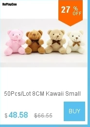 100 шт./лот Kawaii маленькие плюшевые мишки, набитые плюшем 3,5 см, игрушка плюшевый мишка, мини мишка, плюшевые игрушки, свадебные подарки 01301