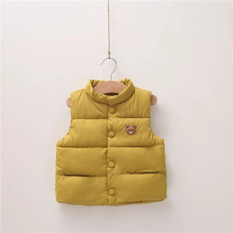 Зимняя одежда толстые теплые пуховики для мальчиков хлопковые жилеты девочек
