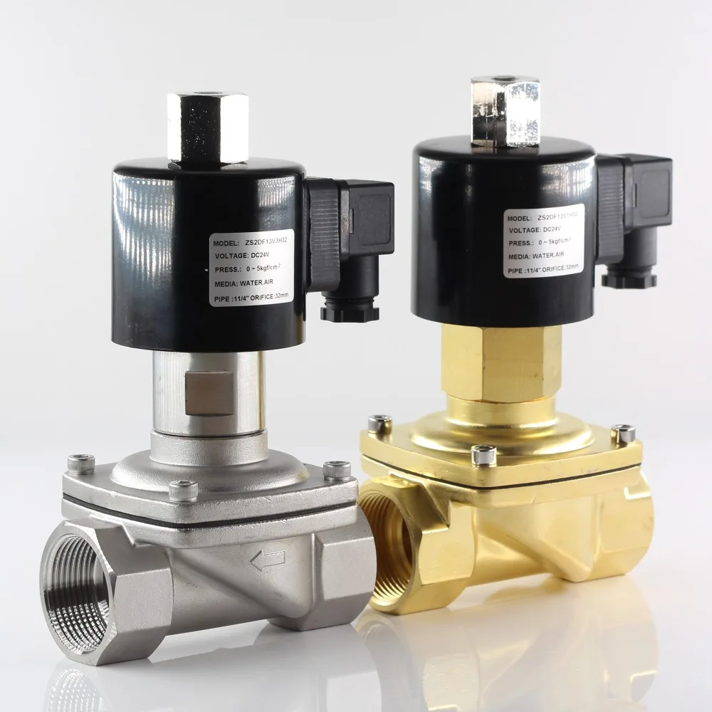 Электромагнитный клапан прямого действия DN32 нормально открытый переменный ток