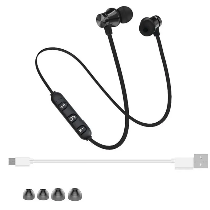 Беспроводной Bluetooth наушники Fone de ouvido магнитных Bluetooth наушники металлические наушники, регулятор баса, наушники, для iPhone 5/6S Ecouteur Auriculares