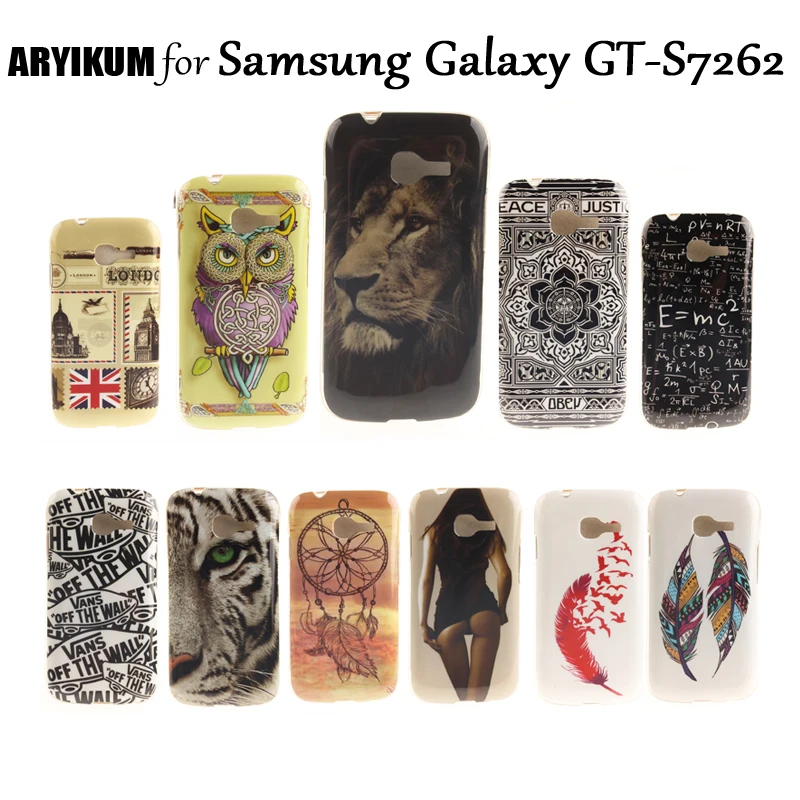 ARYIKUM Case For Samsung Galaxy Star Plus Pro GT S7262 S7260 GT-S7262 Silicone Phone Shell Cover |