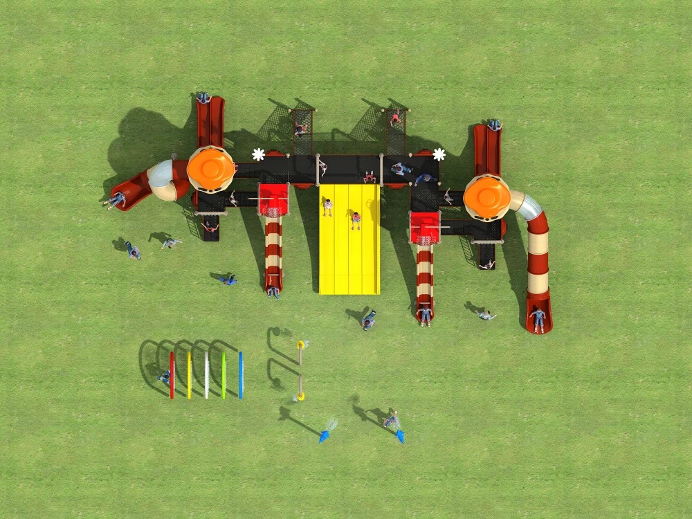 Водный парк аттракционов Летнее спортивное поле водные игры Сказочная земля |