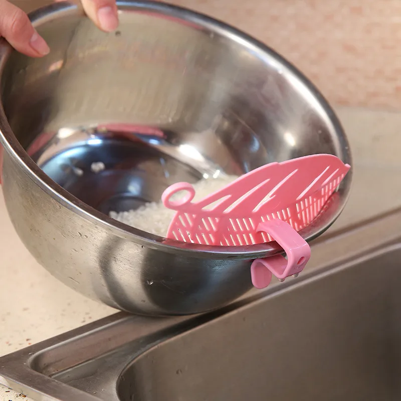 Unibird 1Pc Leaf Shape Colander Rice Wash Gadget Noodles Spaghetti Beans Strainers Kitchen Fruit&ampVegetable Cleaning Tool | Дом и сад