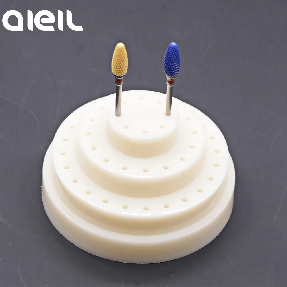 Ящик для хранения сверл ногтей подставка дисплея контейнер держатель фреза