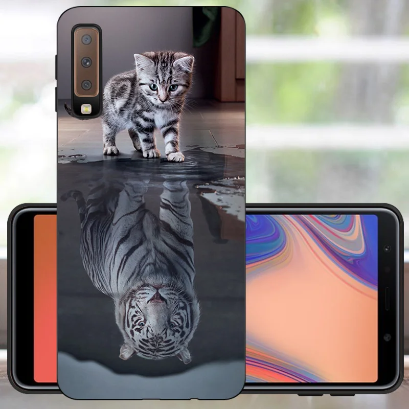 FANATU для Funda samsung Galaxy A7 чехол для samsung A7 силиконовый чехол-бампер для телефона samsung Galaxy A7 A750