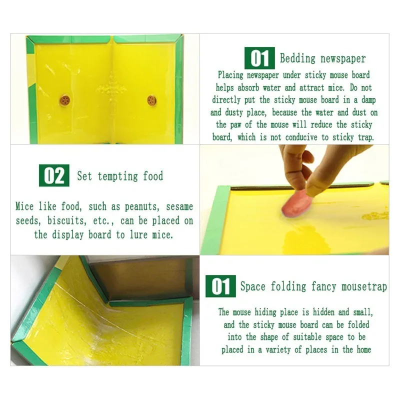 Суперпрочная ловушка для мыши 1 шт. липкие клея Высокоэффективная грызунов крыс