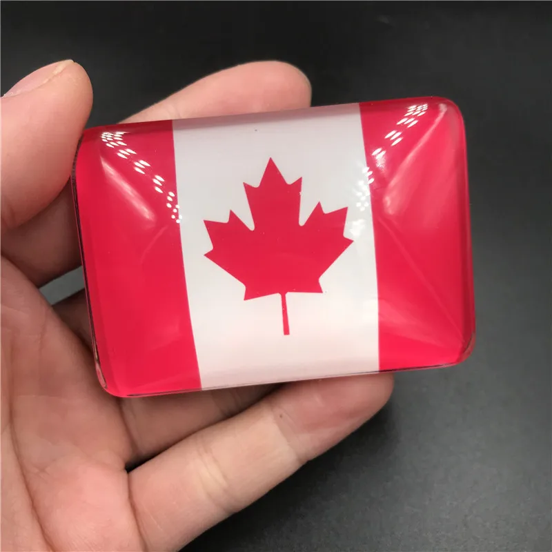 Хрустальные наклейки на холодильник Центральная Европа Страна Флаг Испании Чешский Республика Польша Германия Швейцария США магнит для холодильника с флагом - Цвет: Canada
