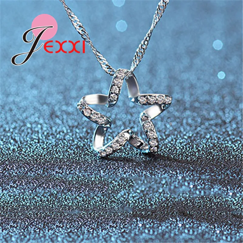 Новое поступление шикарное ожерелье с подвеской из стерлингового серебра 925