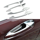 Angelguoguo ABS хромированная автомобильная дверная ручка дверная чаша отделка рамка наклейка для Mercedes Benz ML GL GLK Class