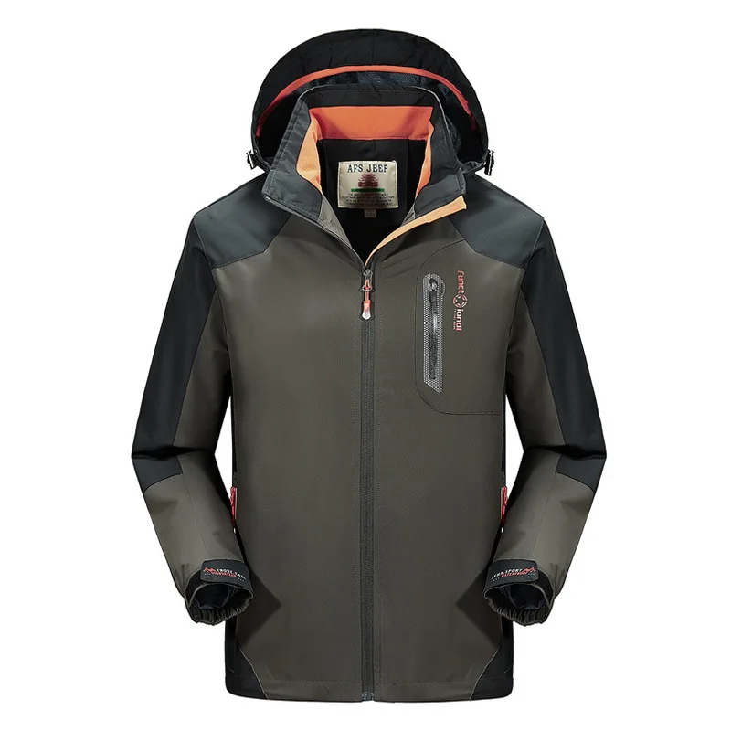 От AFS JEEP верхняя одежда ветровка для походов куртка Для мужчин лоскутное