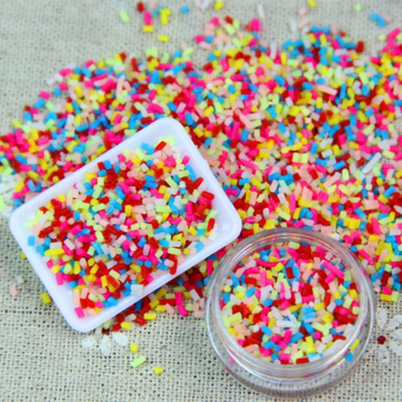 100 г слизи глина брызгает для наполнителя DIY принадлежности конфеты ложный торт