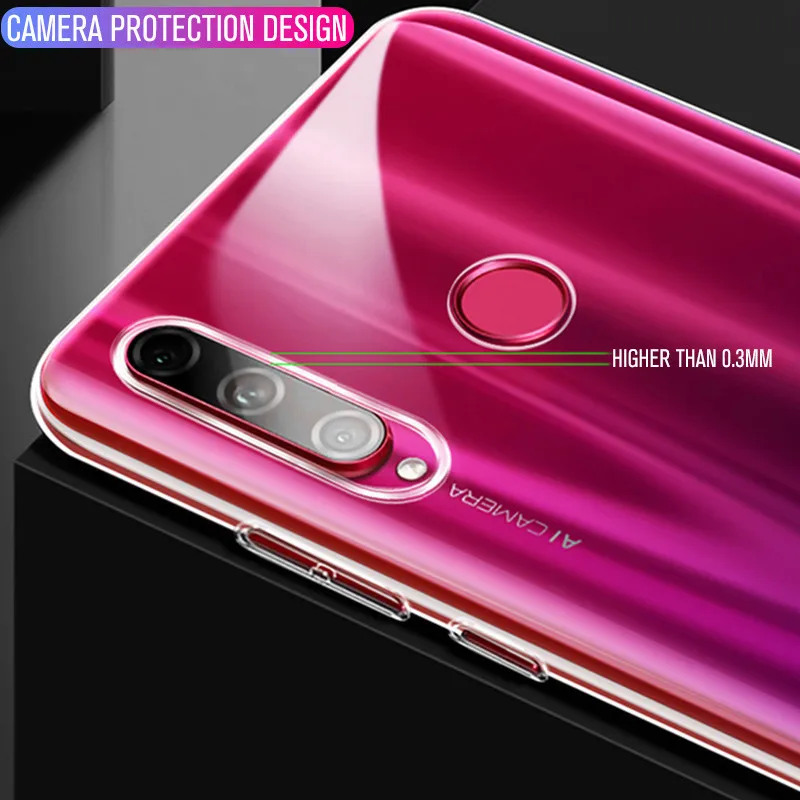 Ultra-thin TPU Clear Case For Huawei Honor 20 10 Lite Pro 8X View V20 Soft Silicone Mobile Phone Protective Shell |