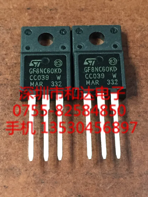 Сны-ic 10 ШТ. STGF8NC60KD TO-220F |