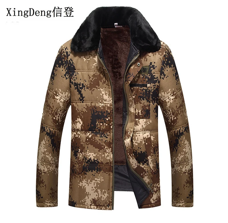 Новинка 2018 водонепроницаемые хлопковые куртки XingDeng Мужская камуфляжная модная