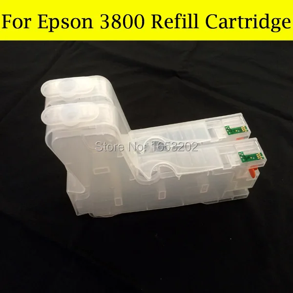 9 шт./лот пустой чернильный картридж для картриджа Epson 3800 3800XL зеркальный T580 T5808 с