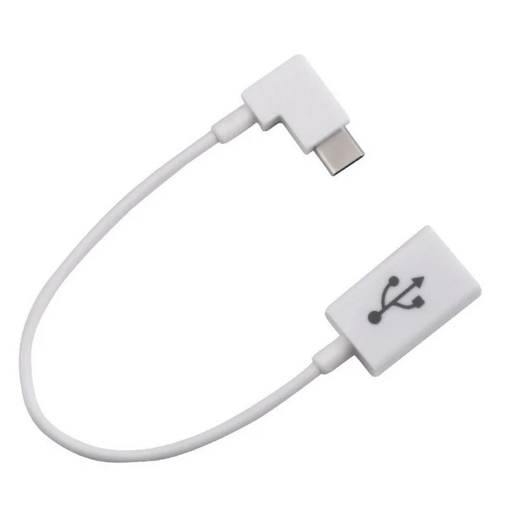 Прямоугольный 90 градусов USB-C Type-C к USB 2 0 Женский OTG кабель для Samsung Galaxy S8 + Plus сотовый