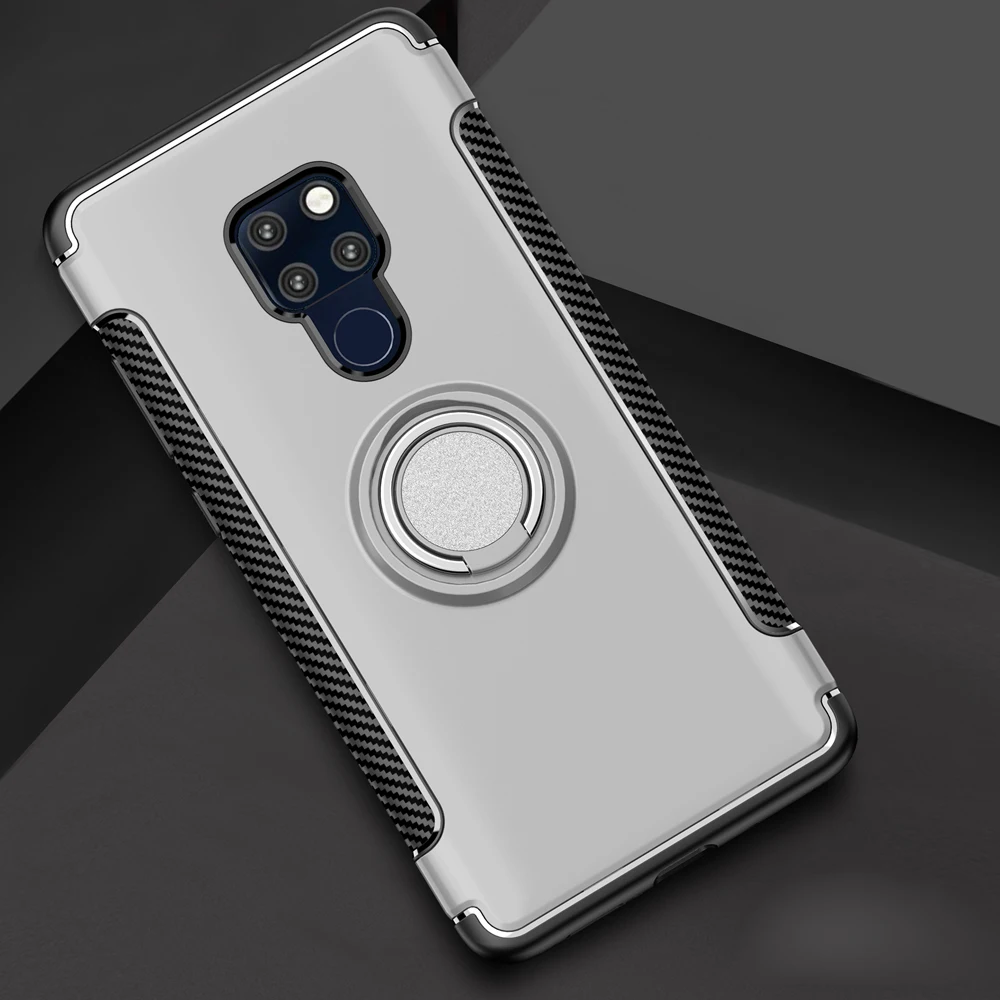 Противоударный чехол для huawei P20 lite Коврики 20 Pro P10 lite Honor 10 9 lite 8X8 7X P9 V10 Nova 3 3i играть P Smart держатель кольцо крышки