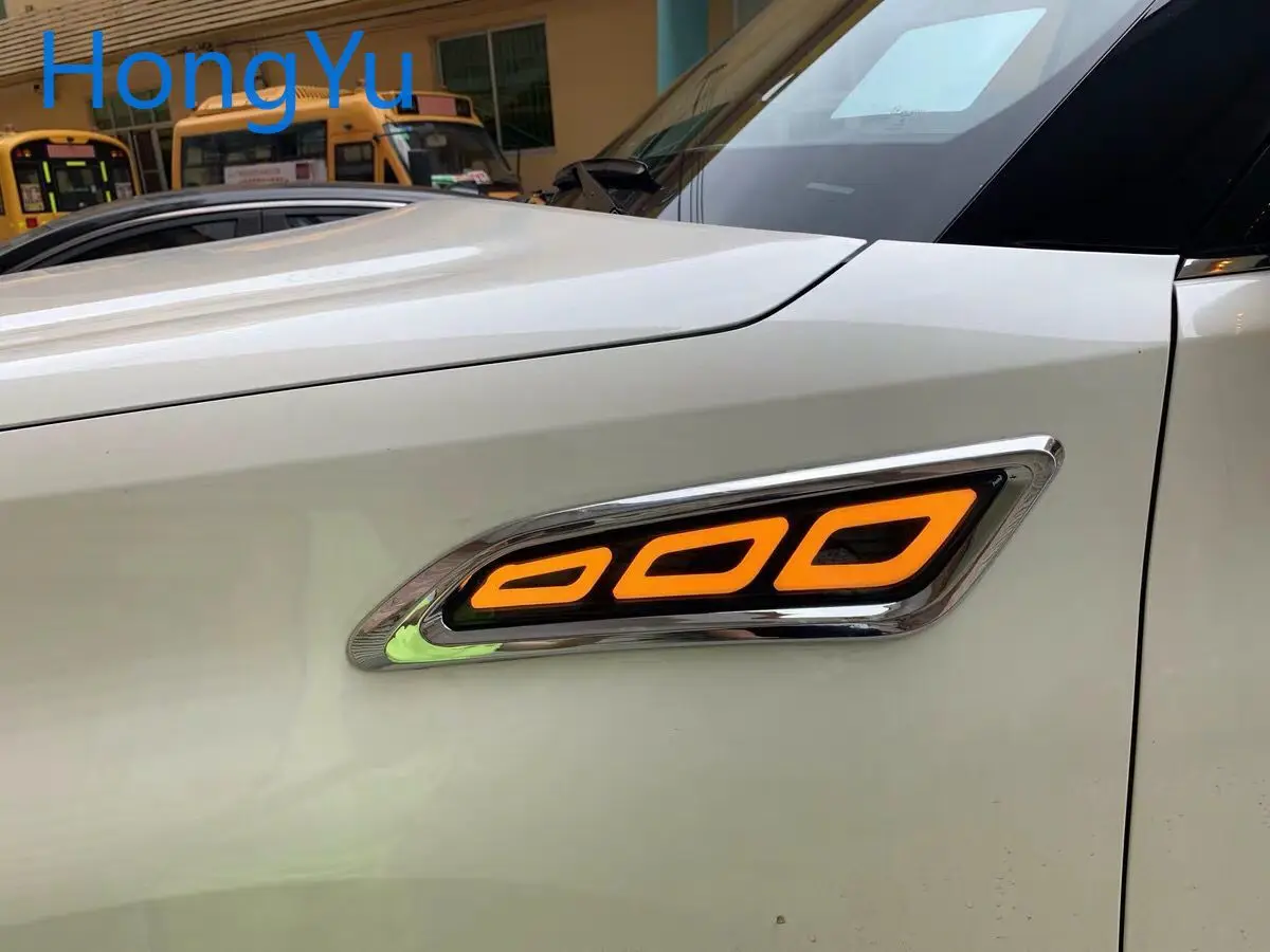 Светодиодный токарный светильник DRL сигнальная лампа боковые отверстия StickerFor