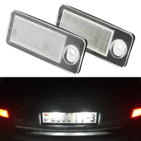 for audi canbus led license plate light number plate lamp xenon white for a6 c5 4b avantwagon 1998 2005 rs6 plus 2003 2005 2pcs