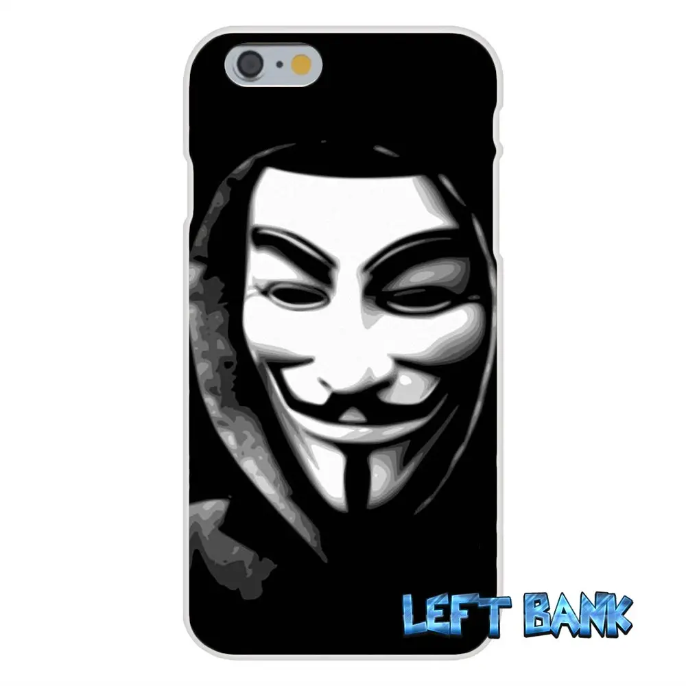 Мягкий силиконовый чехол Guy Fawkes anonymoss из ТПУ для iPhone 4 4S 5 5S 5C SE 6 6S 7 Plus|case for iphone|case iphone