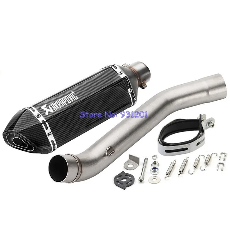 Для мотоцикла Kawasaki Z750 глушитель Mid Link труба без шнуровки Akrapovic выхлопная система