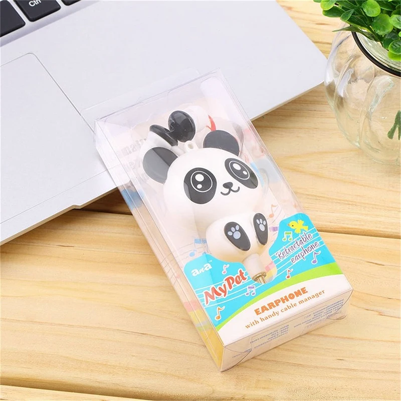 Проводные наушники Kebidu Cat Panda 3 5 мм гарнитура громкой связи музыкальная MP3 оптовая