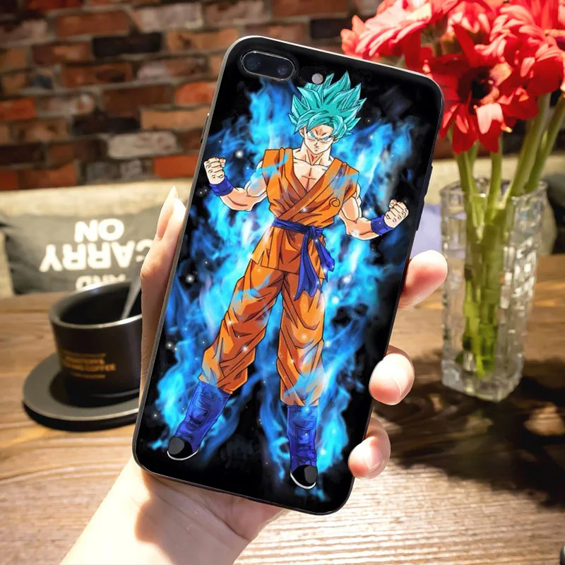 4 MaiYaCa DRAGON BALL Z Супер Saiyan God Son Goku силиконовый чехол для телефона чехол для iPhone 8 7 6 6S Plus X XS MAX XR 5S 11pro max чехол - Цвет: 4