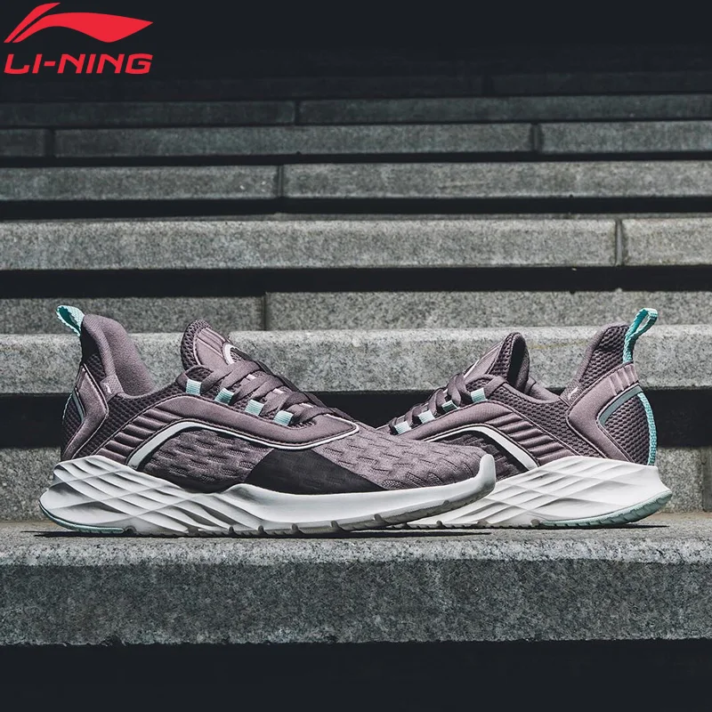 Li-Ning Для женщин CRAZY RUN удобные кроссовки для бега светильник с удобной подкладкой гибкие спортивная обувь кроссовки ARHP022 XYP877